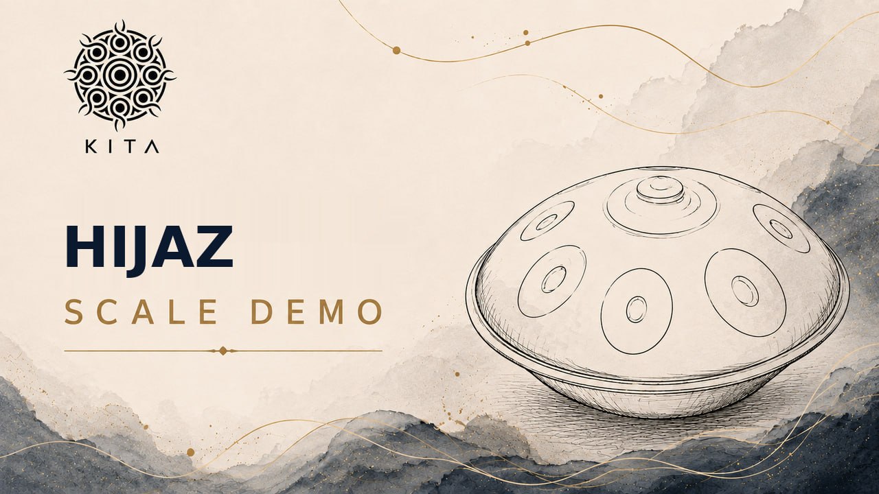 Hijaz handpan scale