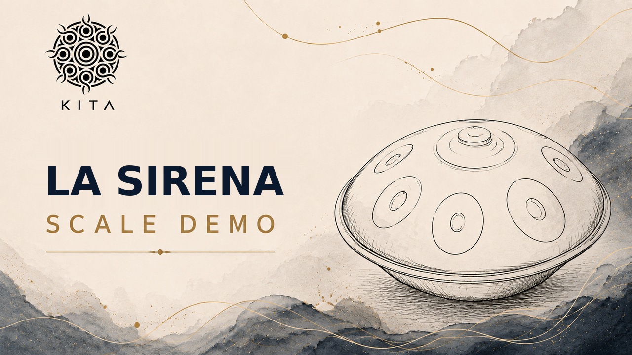 La Sirena handpan scale