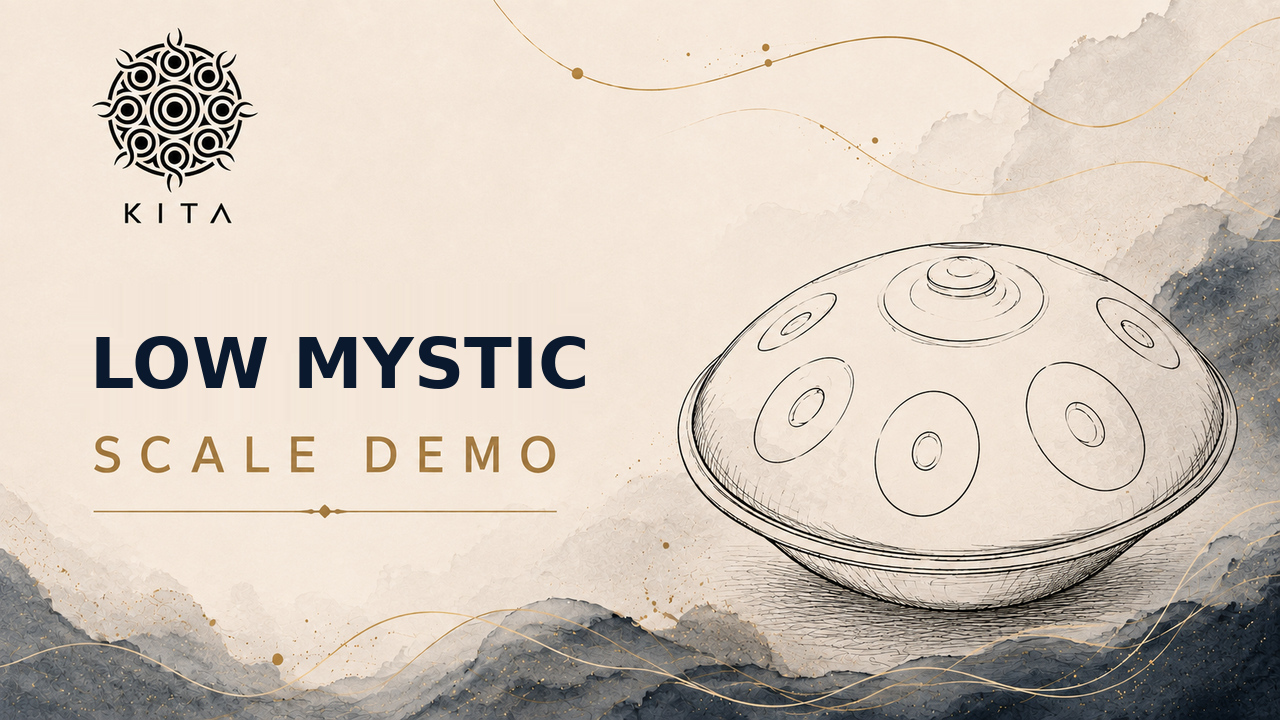 Low Mystic handpan scale