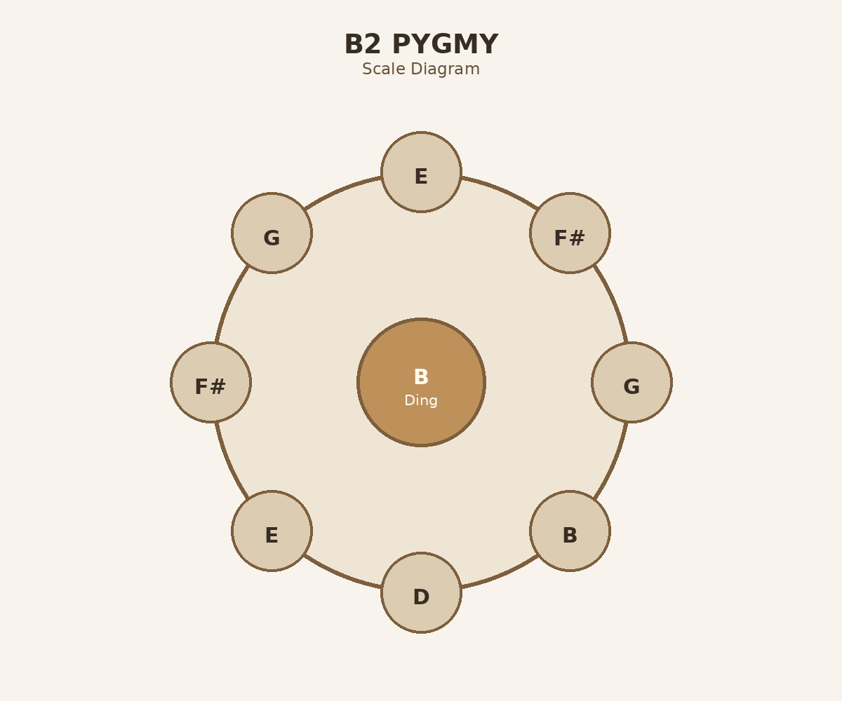 B2 Pygmy top layout diagram